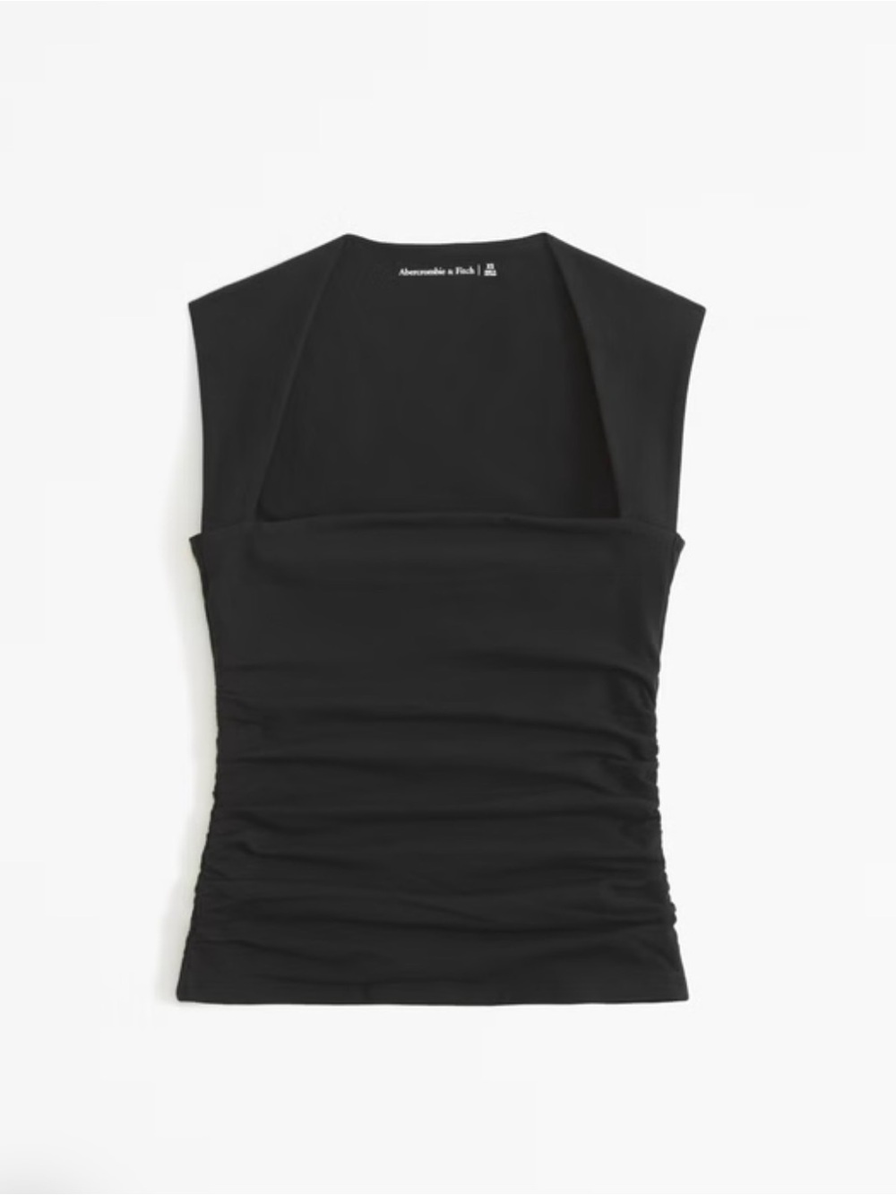 Abercrombie & Fitch Black Ava Square-Neck Tank